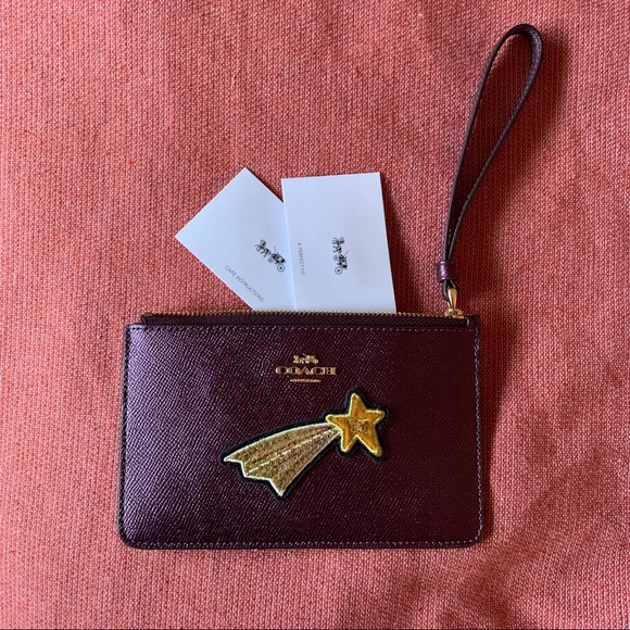 Shooting Star COACH Wristlet - Picture 1 of 5